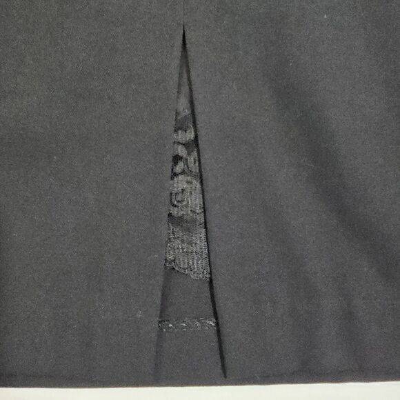 Valia PLUS SIZE 22W Black , sewn in slip with peek a boo lace slit - Picture 3 of 6